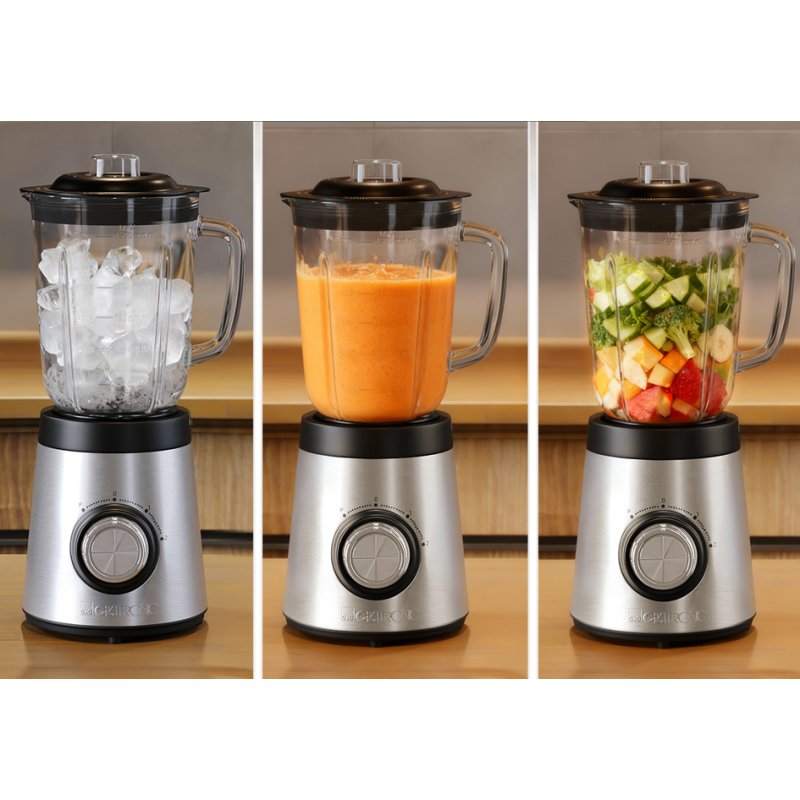 CLATRONIC mixeur universel UM 3829, 1,5 litre, 700 watts, acier inoxydable